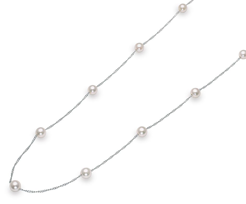 日本珍珠（AKOYA）頸鏈（5mm-5.5mm珠/SV）